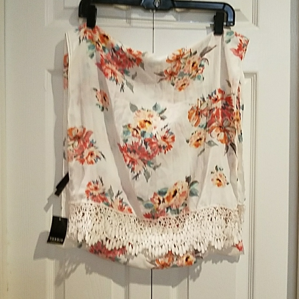 Torrid water color floral scarf spring NEW